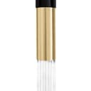Autograph Edition Sierra Pull Down Spring Single Handle Kitchen Faucet In Matte Black And Champagne Bronze view 5