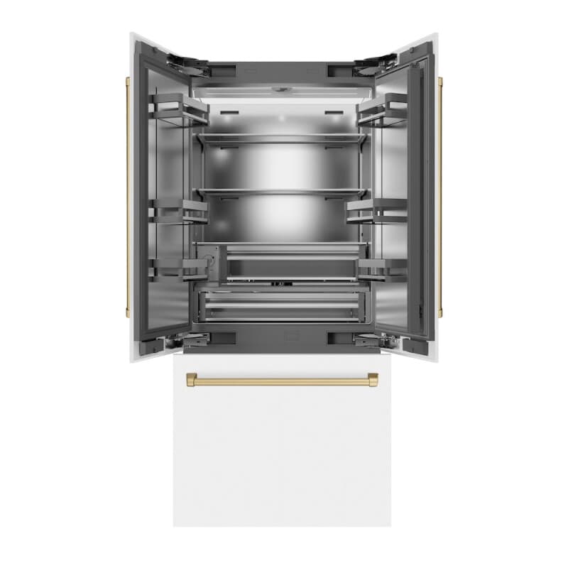 Autograph Edition 36 in. 19.6 cu. ft. French Door Built-In Bottom Freezer Refrigerator with Water Dispenser and Ice Maker
