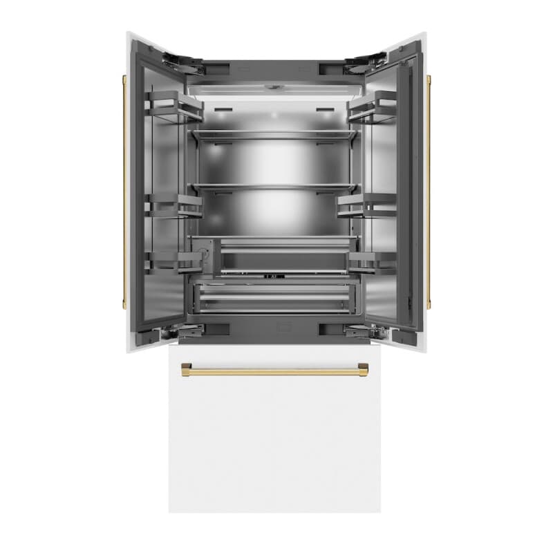 Autograph Edition 36 in. 19.6 cu. ft. French Door Built-In Bottom Freezer Refrigerator with Water Dispenser and Ice Maker