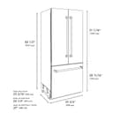 Autograph Edition 36 in. 19.6 cu. ft. French Door Built-In Bottom Freezer Refrigerator with Water Dispenser and Ice Maker view 10