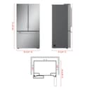 27 Cu. Ft. Smart Counter-depth Max™ French Door Refrigerator view 3