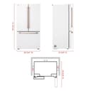 LG STUDIO 27 cu. ft. Smart Counter-Depth MAX™ French Door Refrigerator view 3