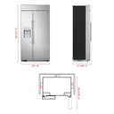 26 Cu. Ft. Smart Side-by-side Built-in Refrigerator With Ice & Water Dispenser view 16