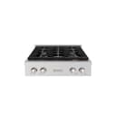 ZLINE 30 in. Paramount Gas Rangetop with 4 Burners and Porcelain Cooktop in Stainless Steel (SRT30) view 1