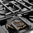 ZLINE 36 in. Paramount Gas Rangetop with 6 Burners and Porcelain Cooktop in Stainless Steel (SRT36) view 4