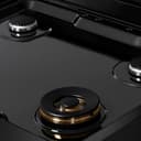ZLINE 30 in. Paramount Gas Rangetop with 4 Burners and Porcelain Cooktop in Black Stainless Steel (SRTB-30) view 4