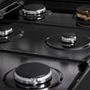 ZLINE 36 in. Paramount Gas Rangetop with 6 Burners and Porcelain Cooktop in Black Stainless Steel (SRTB-36) view 4