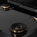 ZLINE 30 in. Paramount Gas Rangetop with 4 Brass Burners and Porcelain Cooktop in Black Stainless Steel (SRTB-BR-30) view 5