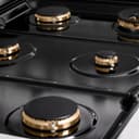 ZLINE Autograph Edition 36 in. Paramount Gas Rangetop with 6 Burners and Porcelain Cooktop in Stainless Steel with Polished Gold Accents (SRTZ-36-G) view 4