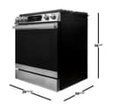 30 In. Gas Convection Slide-in Range With Air Fry view 3
