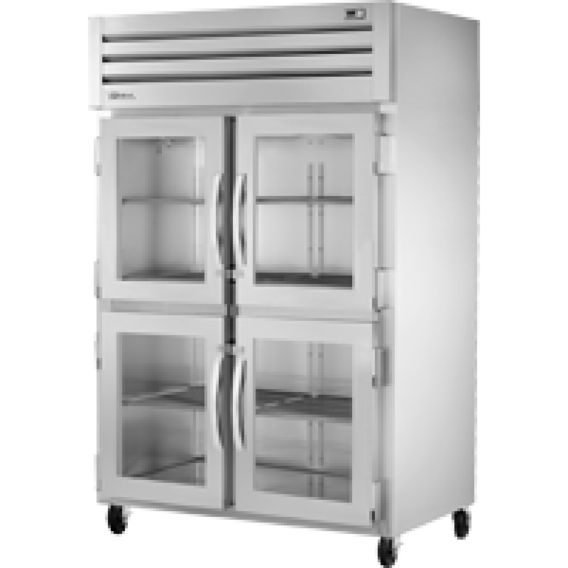 Reach-In Glass Half Swing Door Refrigerator with Hydrocarbon Refrigerant