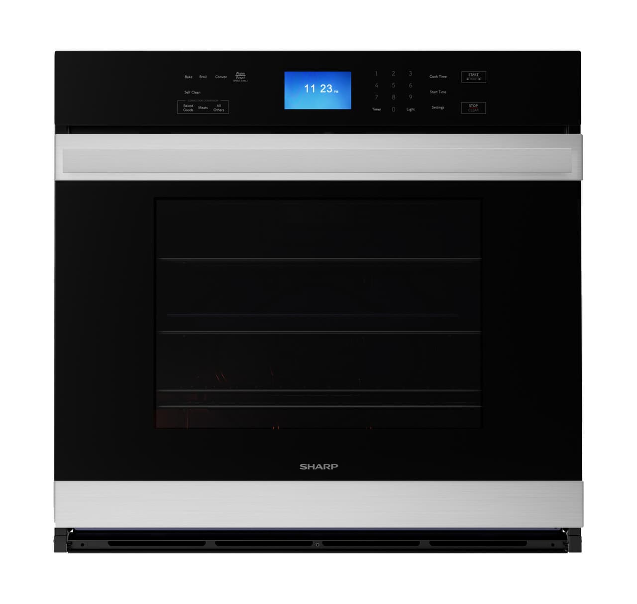 Sharp Stainless Steel European Convection Built-in Single Wall Oven
