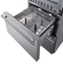 24" Wide Combination Dual-Zone Wine Cellar and 2-Drawer All-Refrigerator view 4