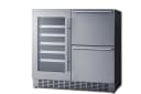 36" Wide Combination Wine Cellar & 2-Drawer Refrigerator view 3