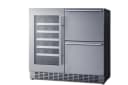 36" Wide Combination Wine Cellar & 2-Drawer Refrigerator view 4