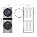 LG STUDIO WashTower™ Smart Front Load 5.0 cu. ft. Washer and 7.4 cu. ft. Electric Dryer with Center Control® view 14