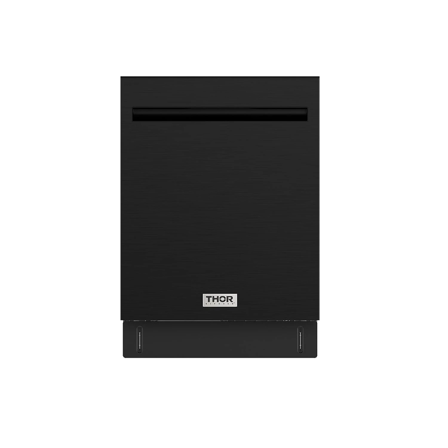 24 Inch Built-in Top Control Dishwasher With Pocket Handle Black