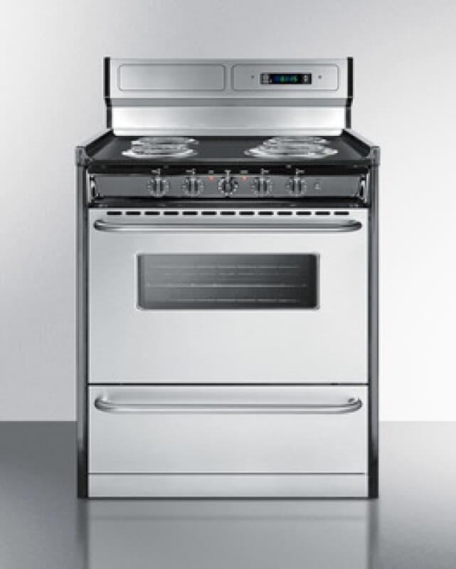 30" Wide Electric Coil Range