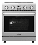30-inch Electric Range Contemporary Professional view 3