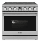 36-inch Electric Range Contemporary Professional view 3