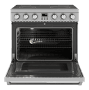36-inch Electric Range Contemporary Professional view 4