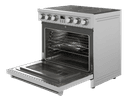 36-inch Electric Range Contemporary Professional view 7