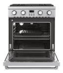 30-inch Gas Range Contemporary Professional view 3