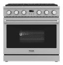 36-inch Gas Range Contemporary Professional view 3