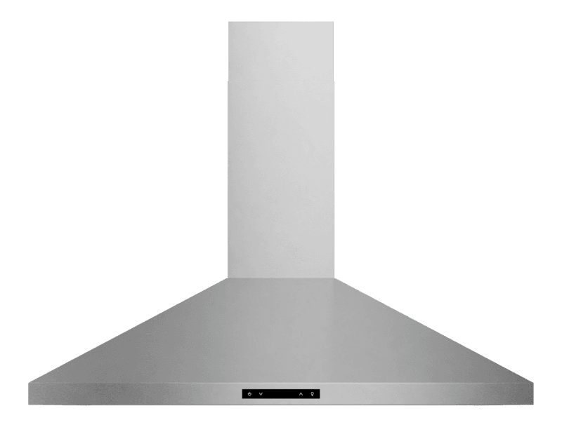 36 Inch Contemporary Wall Mount Pyramid Shape Range Hood