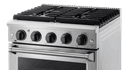 24 Inch 4 Burner Gas Range In Stainless Steel view 5