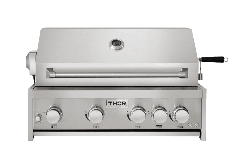32 Inch Outdoor Kitchen Gas Bbq Grill With 4 Burners