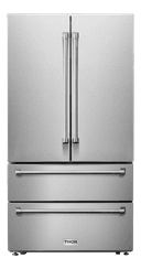 36 Inch Professional French Door Refrigerator With Freezer Drawers view 1
