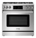 36 Inch Tilt Panel Gas Range Professional view 1