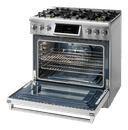 36 Inch Tilt Panel Gas Range Professional view 5