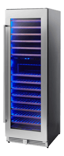 24 Inch Dual Zone Wine Cooler, 162 Wine Bottle Capacity view 5
