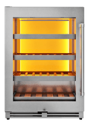 24-inch Single Zone Wine Cooler, Left Swing, 45 Wine Bottle Capacity view 1