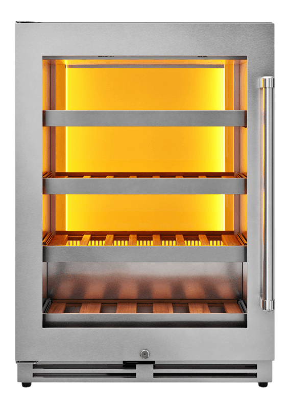24-inch Single Zone Wine Cooler, Left Swing, 45 Wine Bottle Capacity