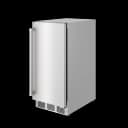 15” Freestanding/built-in Gourmet Ice Maker With Water Filter And Reversible Door view 3