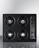 24" Wide 4-Burner Gas Cooktop view 1