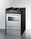20" Wide Gas Range, Open Burners view 2