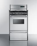 20" Wide Gas Range, Open Burners view 2