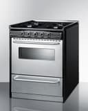 30" Wide Gas Range, Open Burners view 2