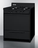 30" Wide Gas Range, Open Burners view 3