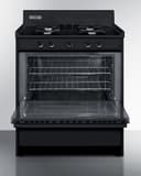 30" Wide Gas Range, Open Burners view 5