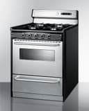 30" Wide Gas Range, Open Burners view 3