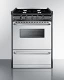 24" Wide Gas Range, Open Burners view 1