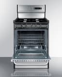 24" Wide Gas Range, Open Burners view 4