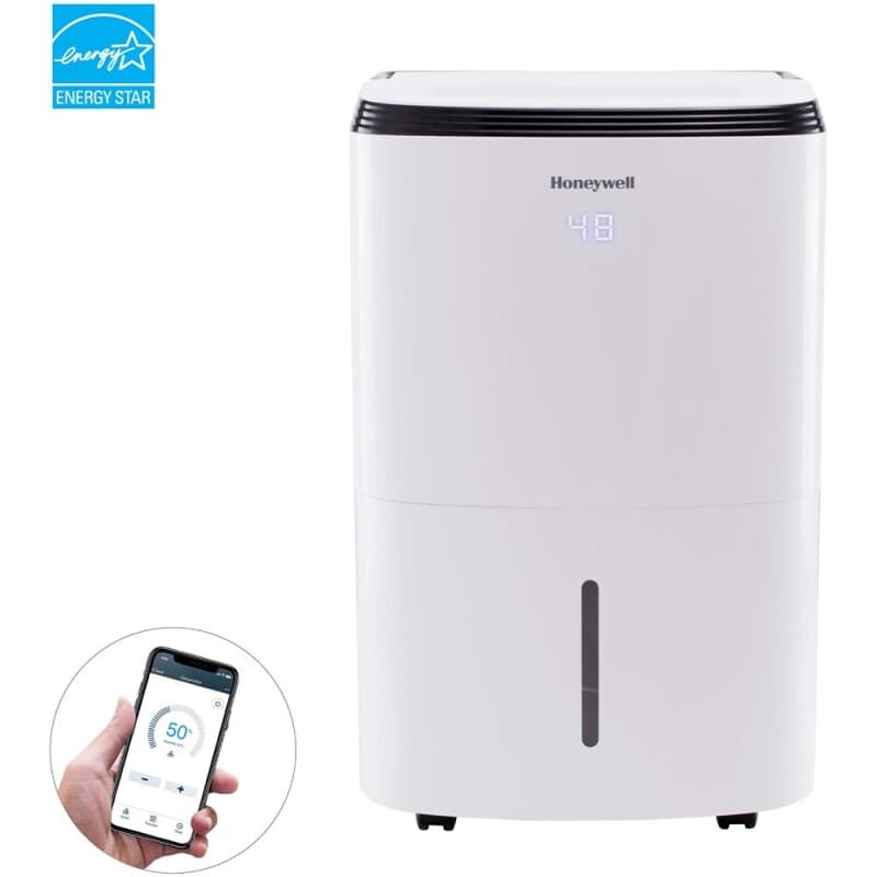 30 Pint Dehumidifier (50 Pint DOE 2012 Standard)w/ Alexa Control, E-Star