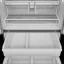 36 Inch Professional French Door Refrigerator With Ice And Water Dispenser view 3