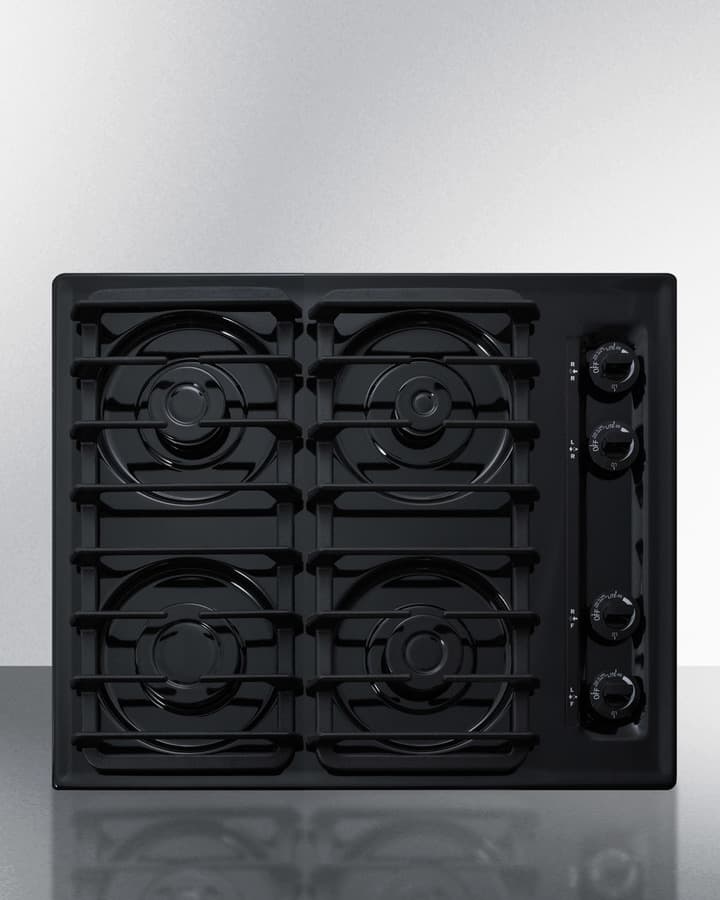 24" Wide 4-Burner Gas Cooktop